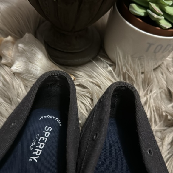 Sperry Slip On Shoes-Wmns Sz 9-Navy-EUC - Picture 7 of 15